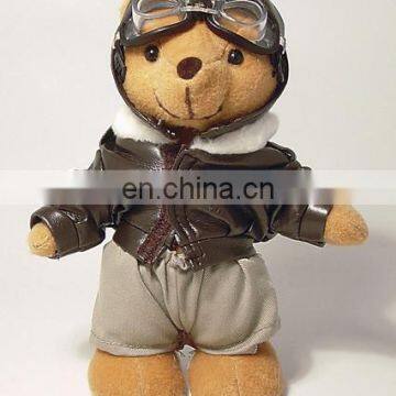 7inch Classic pilot teddy bear 18cm