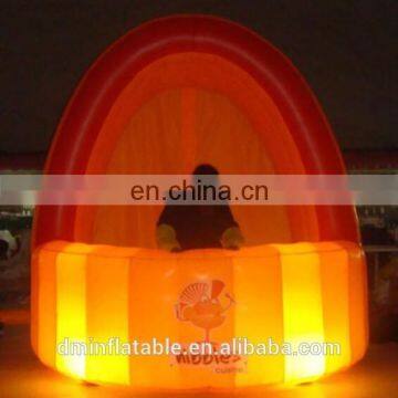 2015 hot sale outdoor advertising customized inflatable booth for event