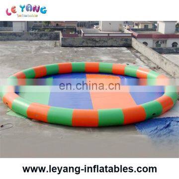 Inflatable Pool Rental , Paddle Boat Used Round Large Inflatable Pool