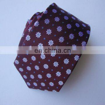 High Quality Brown Color 100% Silk Man Tie