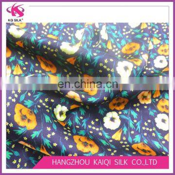 New Fashion Silk Satin Charmeuse Floral Digital Printing Fabric 100% Silk Satin Fabric for Dress | Scarf photo-6