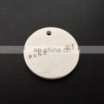 Personalized Round Wood Tags for Clothing Wooden Hang Tags photo-4