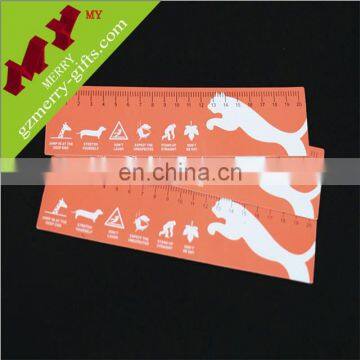 Made in Guangzhou custom school pp ruler