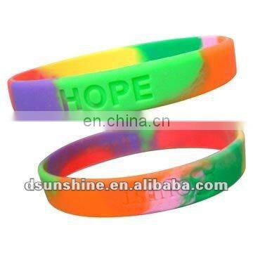 silicone slap bracelet