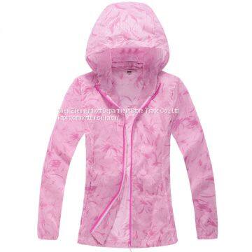 Outdoor UltraThin Sunproof Chinlon Woman Skin Clothes photo-4