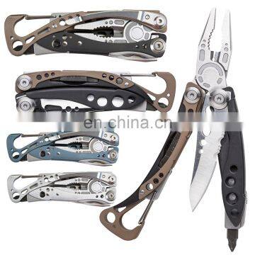 top quality European foldable durable multi tool with stainless steel body and removable poket clip