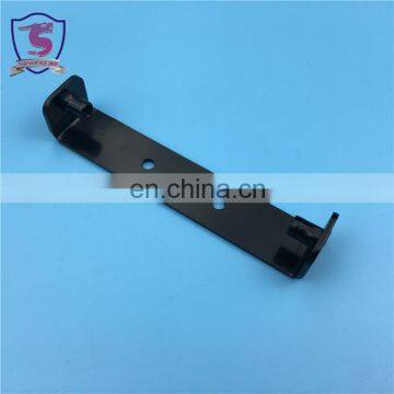 Small metal angle black powder coated bracket for wall mounted shelving support