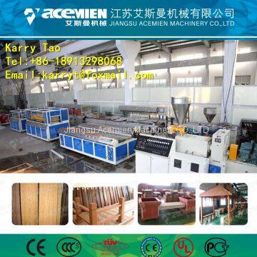 PVC/PE/PP clapboard making machine