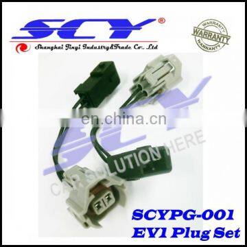 SET OF 4 - EV1 Fuel Injector Connector Plug Clip Pigtail Quick Disconnect for F.ORD