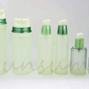 Set Cosmetic Airless Pump Color Matte Cream Bottle for Skin Care