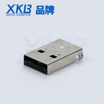 Cross-border supply 180 degree mini USB socket