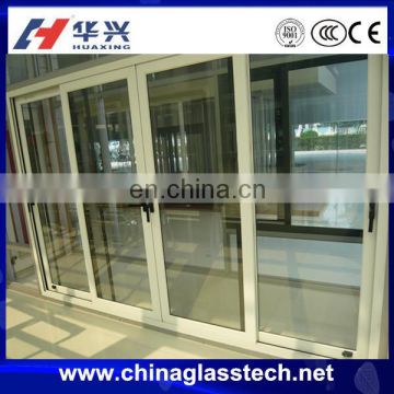 China Customized design and color Aluminum 6063 T5 waterproof sliding glass doors