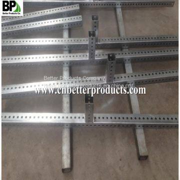 supply perforated metal square sign post sample