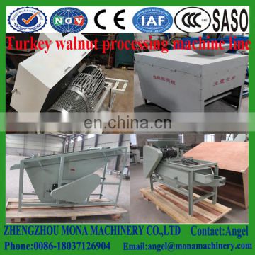 United States walnut peeling processing machine production line