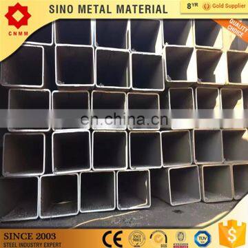 square tubing 50x50 en10219 pre galvanized necking steel pipes square and rectangular hollow tube