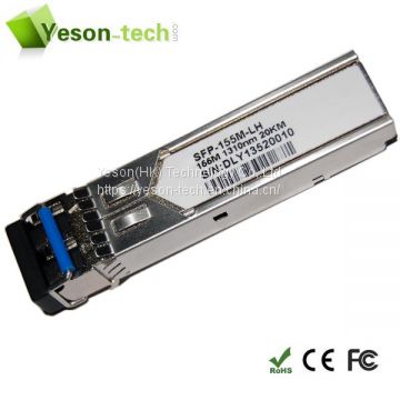 Gigabit Ethernet 1.25GBIT/S SFP BIDI Optical Transceiver, 20km Reach