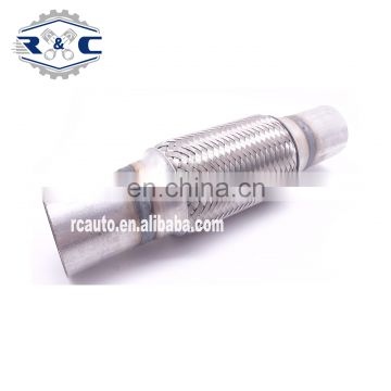 R&C High Quality 1.75" Stainless steel 201 Flexible Exhaust Corrugated Pipe