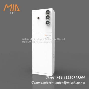 MIA UV light ductless mechanical recuperator with high efficient heat recovery units 900 cmh