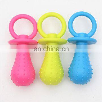 Nontoxic Mini-nipple Small Bell Inside Pet Molar Bite Tpr Dog Toy photo-3