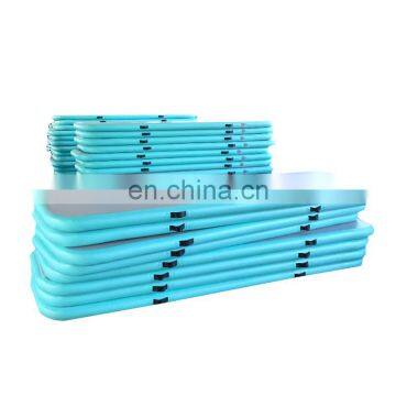 4m x 1m x 20cm Thick Airtrack Mats Inflatable Air Track 13 ft Mint Green Gymnastics Tumbling Mat 4m photo-2