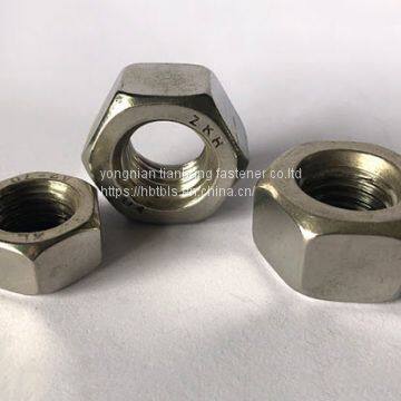 hex  nut DIN933 DIN931 Half thread full thread galvanized hexagon nut