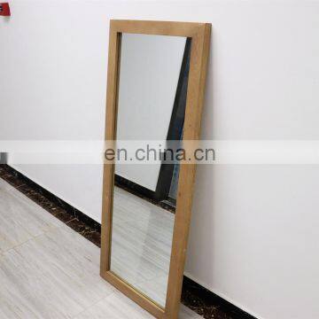 Promotion high quality wooden frame slimming full-body standing mirror