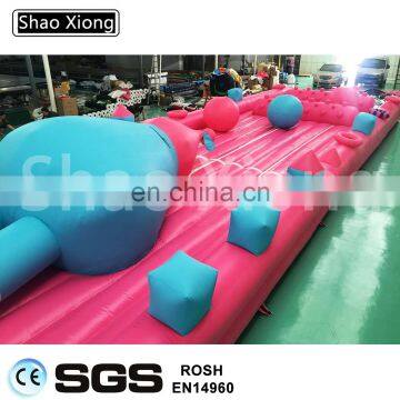 Commercial Big Super Pink Slip n Slide Inflatable Water Slide The City photo-4