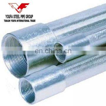 Factory price schedule 40 RGD galvanized conduit pipe