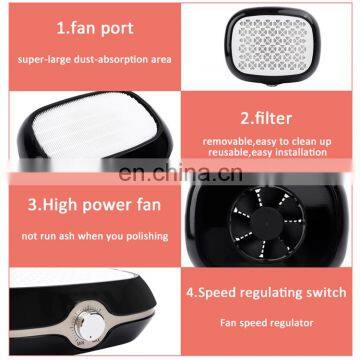 40W New Strong Power Nail Dust Collector Nails Fan Art Salon Suction Dust Collector Machine Vacuum Cleaner Fan With EU Plug photo-4