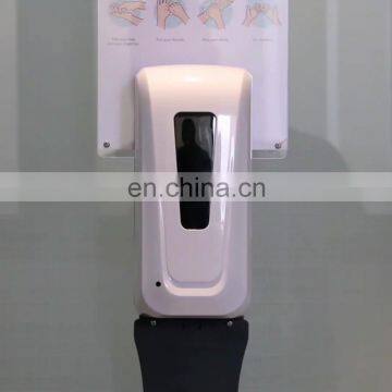 Wall mounted touch free auto spray plastic soap sanitisers and dispensers soap station