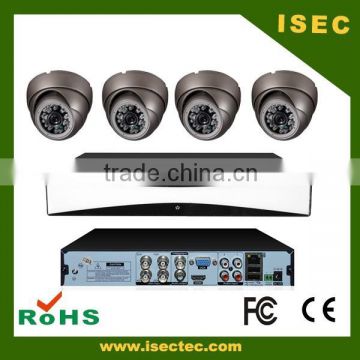 Alibaba hot selling 1080P AHD Hybrid camera kits with 4ch 1080P AHD DVR