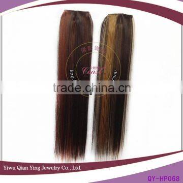 cheap long wholesale natural straight fake synthetic hair extensions wigs