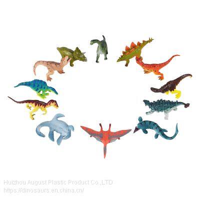 New Design Small Dinosaur Set Plastic Animal Toys Collection TPR Dinosaur Set Juguet For Kids Education Dinosaur Set photo-3