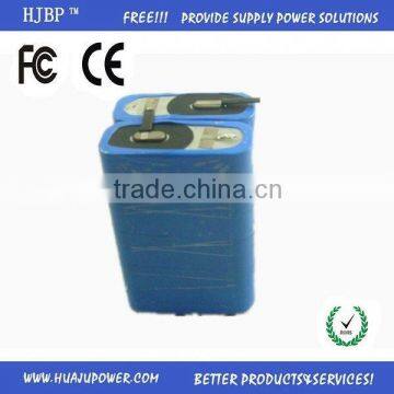 2014 hot sales lifepo4 sets 6.4v lifepo4 rechargeable battery pack