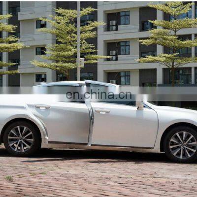 Chrome Door Visor Side Window Deflector Shade Sun Rain Shield Silver Strips Guard for Lexus ES200260300h photo-2