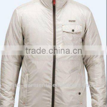 MOQ800 mens quilted bomber jacket