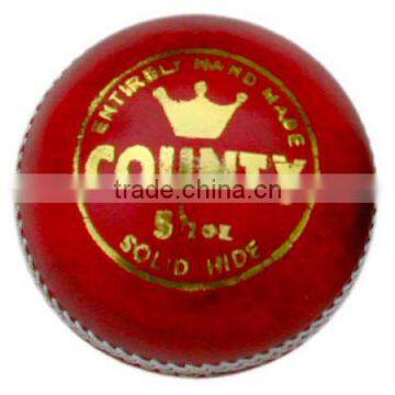 Cricket Cork Ball Leather Branded Center Stitching