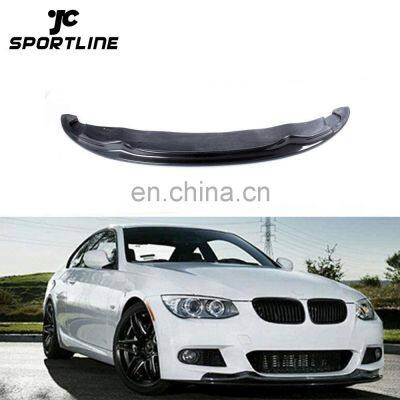 E92 M tech Front Spoiler A Style Carbon Fiber Lip For BMW E92 LCI