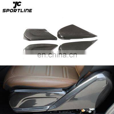 G63 Carbon Fiber Seat Side Cover Interior Trim for Mercedes Benz W463 G500 G550 G65 AMG 2018 2019