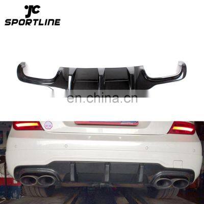 C-Class C63 Carbon Fiber Rear Diffuser for Mercedes W204 C63 AMG 2012-2015