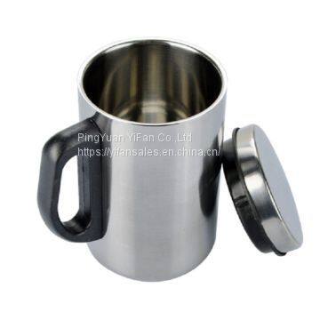 Insulated Stainless Steel Coffee Mug with Lid and Handle Travel Coffee/Tea Mugs