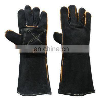 Blue Promotional Good Quality Safety Glove Mining Working Gloves Welding Gloves