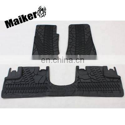 for 4 doors Floor mat  for Jeep Wrangler JK 2007+ accessories car mat