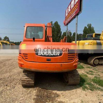 Low working hours doosan mini crawler excavator , Original doosan digger dh55 dh60 dh200 , Doosan machine for sale now