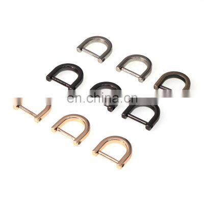 Bag Accessories Horseshoe Metal Removable Buckle Alloy Detachable Screws Opened D Ring photo-2