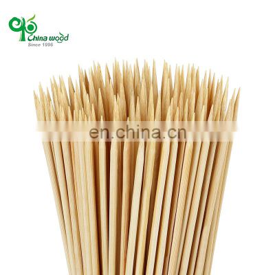 Yada Biodegradable natural food bbq bamboo food barbecue stick skewer sets bamboo skewers 30cm