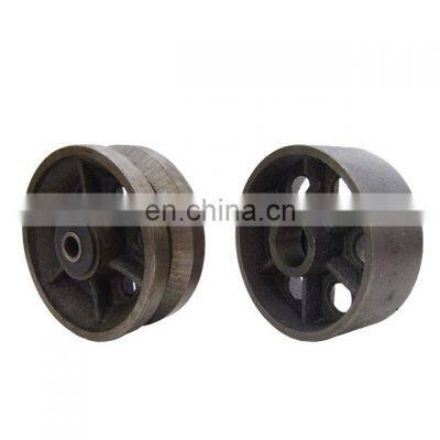 Custom Black Antique Industrial Agricultural Heavy Duty Cast Iron Wheel photo-3