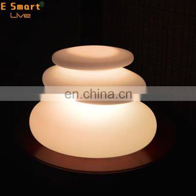 led paving stone lights/stone garden lights/solar stepping stone lights