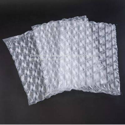 Plastic Air Cushioned Packing Film/ Inflatable Air Bubble Film Rolls/ Protective Packing Bubble Wrapper/ photo-2
