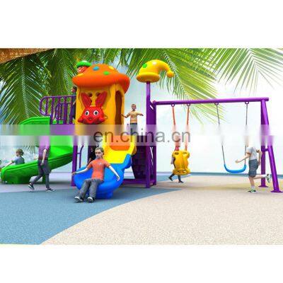 Plastic climbing attractive commercial children outdoor playground equipment